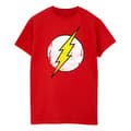 Pikkukuva 1 / 3: DC Comics Womens/Ladies The Flash Distressed Logo Boyfriend Fit Cotton Boyfriend T-Shirt