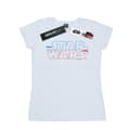 Miniatyrbild 1 av 3: Star Wars T-shirt i bomull med ljussabel-logotyp för damer/damer