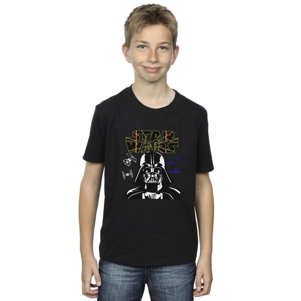 Star Wars Darth Vader Comp Logo T-shirt för pojkar