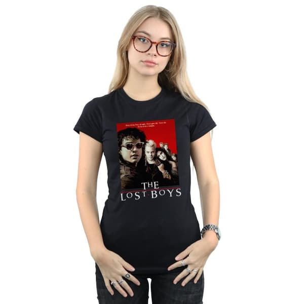 The Lost Boys Womens/Ladies Red Poster Cotton T-Shirt