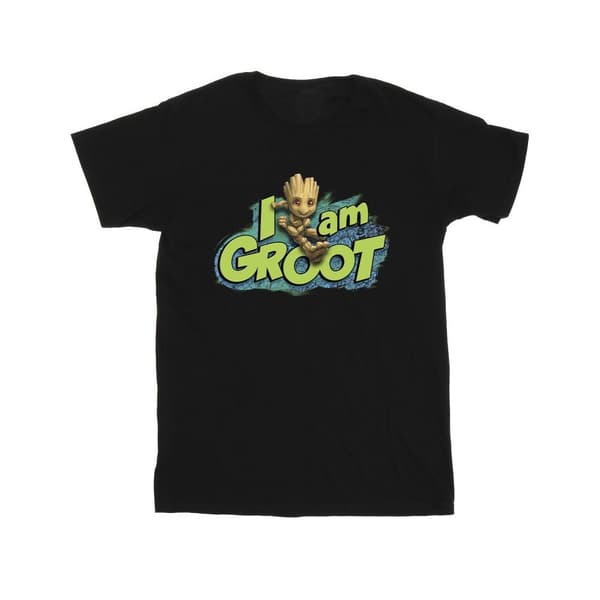Marvel Guardians Of The Galaxy I Am Groot Jumping T-shirt för herrar