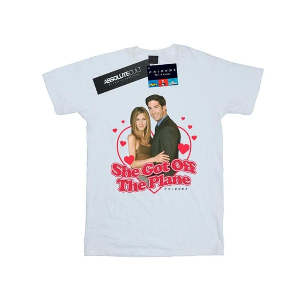 Friends Mens She Got Off The Plane - T-shirt