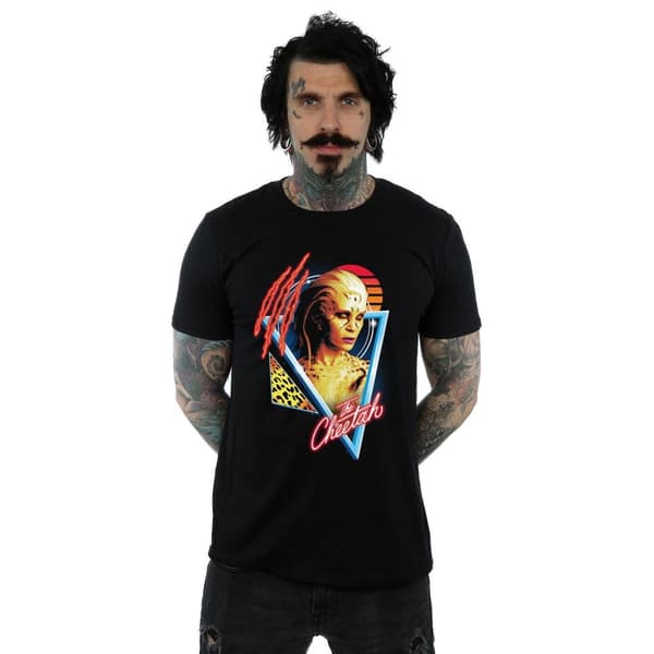DC Comics Mens Wonder Woman 84 Retro Cheetah Design T-Shirt
