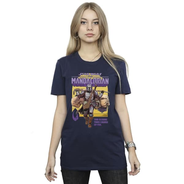 Star Wars Womens/Ladies The Mandalorian More Than I Signed Up For Cotton Boyfriend T-Shirt