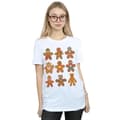 Miniatyrbillede 2 af 3: Marvel Womens/Ladies Avengers Christmas Gingerbread Cotton Boyfriend T-Shirt