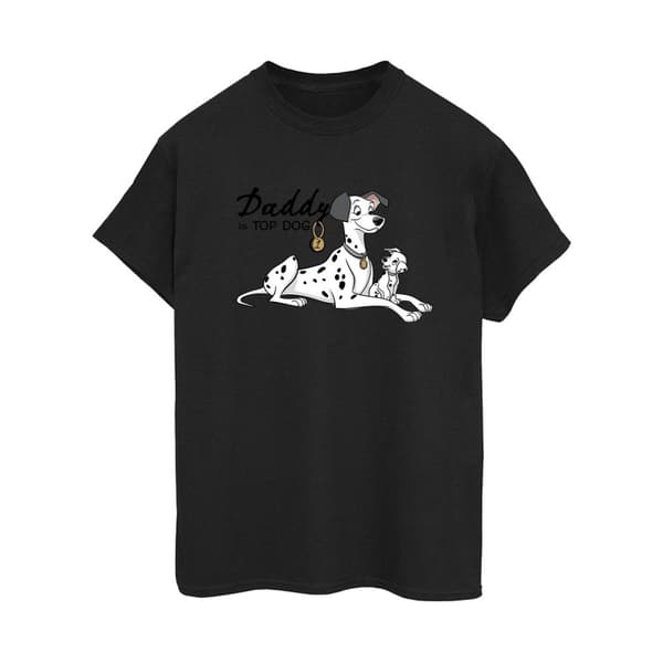 Disney Dam/Tjej 101 Dalmatians Top Dog Boyfriend T-shirt i bomull