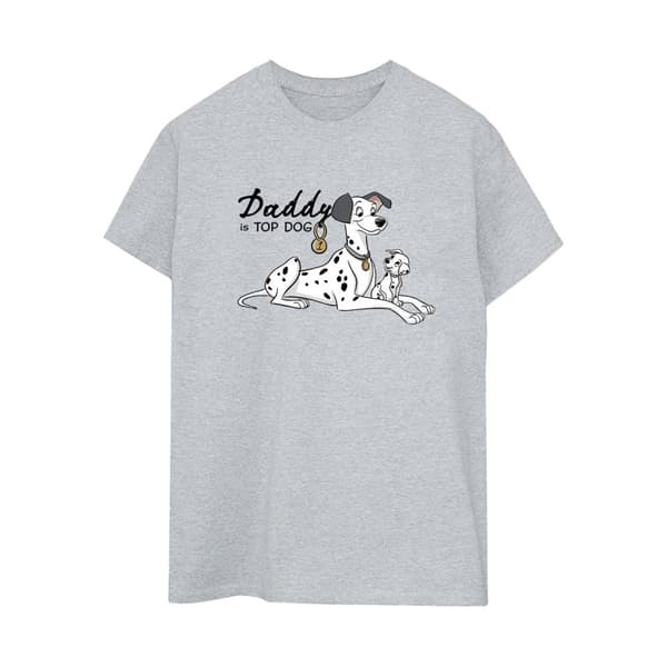 Disney Dam/Tjej 101 Dalmatians Top Dog Boyfriend T-shirt i bomull