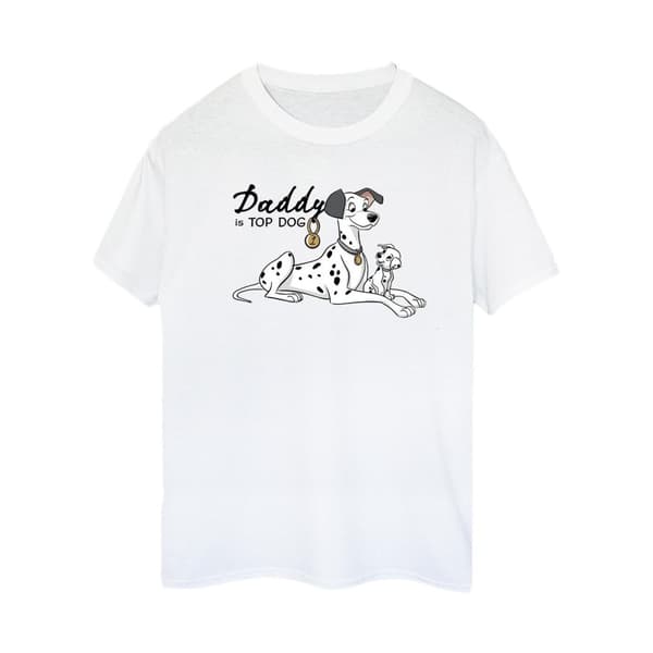 Disney Dam/Tjej 101 Dalmatians Top Dog Boyfriend T-shirt i bomull