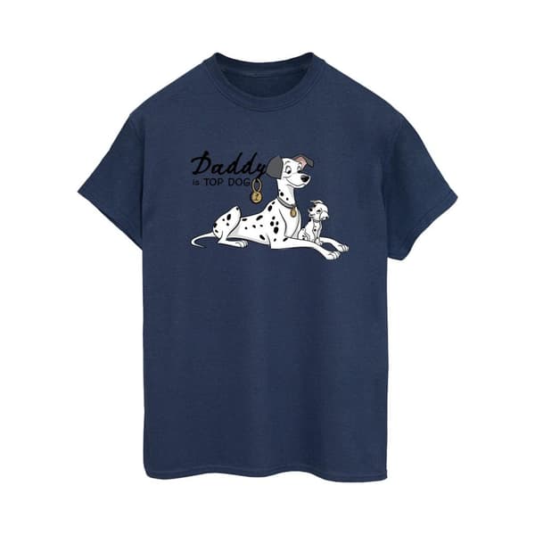 Disney Dam/Tjej 101 Dalmatians Top Dog Boyfriend T-shirt i bomull