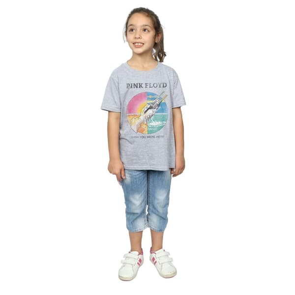 Pink Floyd Girls Wish You Were Here Boyfriend Fit Cotton T-Shirt