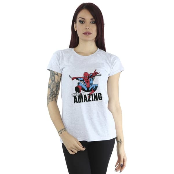 Marvel Dam/Tjej Spider-Man Amazing T-shirt i bomull