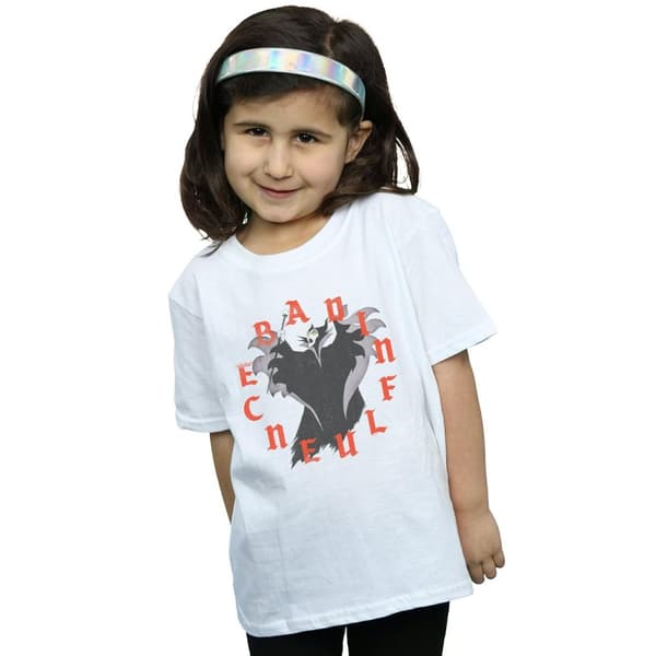 Disney Girls Maleficent Bad Influence Cotton T-Shirt