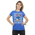 Miniatyrbild 2 av 5: Disney Dam/Tjej Donald Duck Christmas Fair Isle T-shirt i bomull