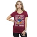 Pikkukuva 2 / 5: Disney Womens/Ladies Donald Duck Christmas Fair Isle Cotton T-Shirt