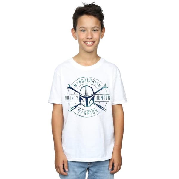 Star Wars Boys The Mandalorian Warrior Crest T-Shirt