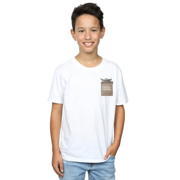 Star Wars Pojkar Mandalorian Precious Cargo Faux Pocket T-shirt
