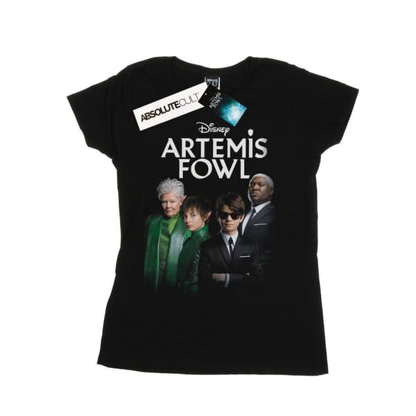Disney Bomulls-T-shirt med gruppfoto av Artemis Fowl för damer/damer