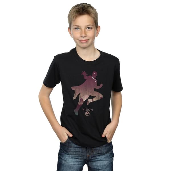 Marvel T-shirt med silhuett av Vision för pojkar