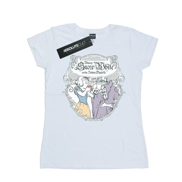 Disney Princess Dam/Tjej Snövit Apple Bite Bomulls-T-shirt