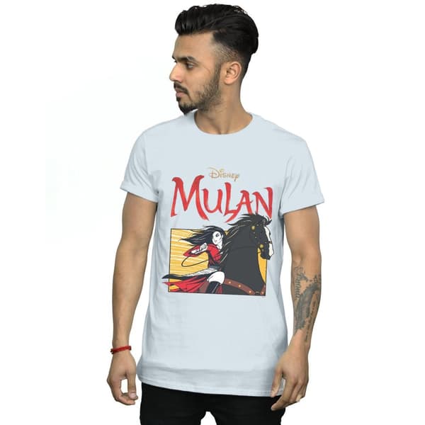Disney Mulan Movie Horse Frame T-shirt - herr
