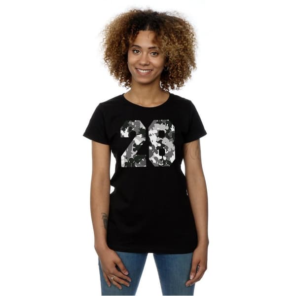 Disney Dam/Tjej - Musse Pigg - Mönster 28 - T-shirt i bomull