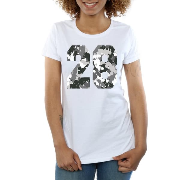 Disney Dam/Tjej - Musse Pigg - Mönster 28 - T-shirt i bomull