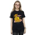 Miniatyrbilde 2 av 3: Disney Womens/Ladies The Lion King Simba Pastel Cotton Boyfriend T-Shirt
