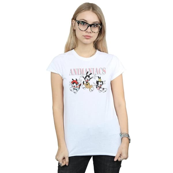 Animaniacs Womens/Ladies Group Jump Cotton T-Shirt