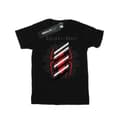 Miniatyrbild 1 av 3: Marvel T-shirt i bomull med Spider-Man-logotyp och ränder för flickor