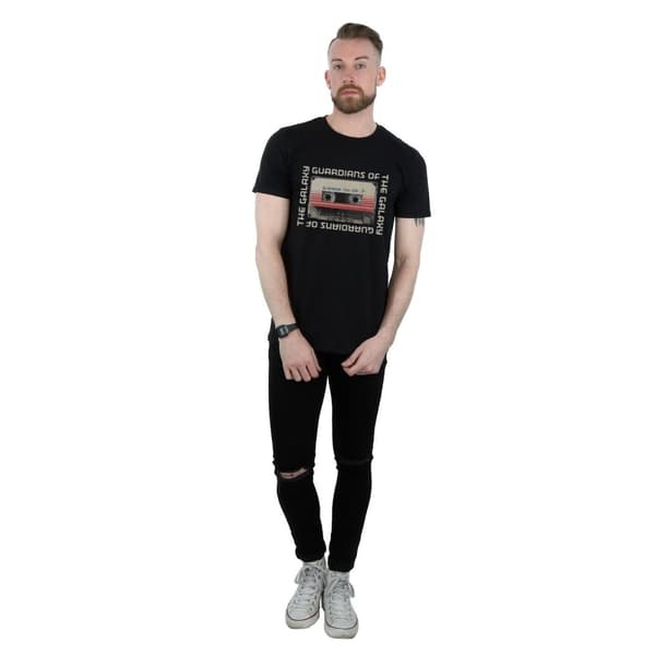 Marvel Mens Guardians Of The Galaxy Awesome Mix Cassette Vol. 2 T-Shirt