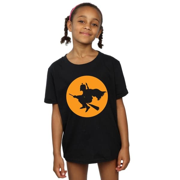 Star Wars Girls Boba Fett Broomstick Cotton T-Shirt