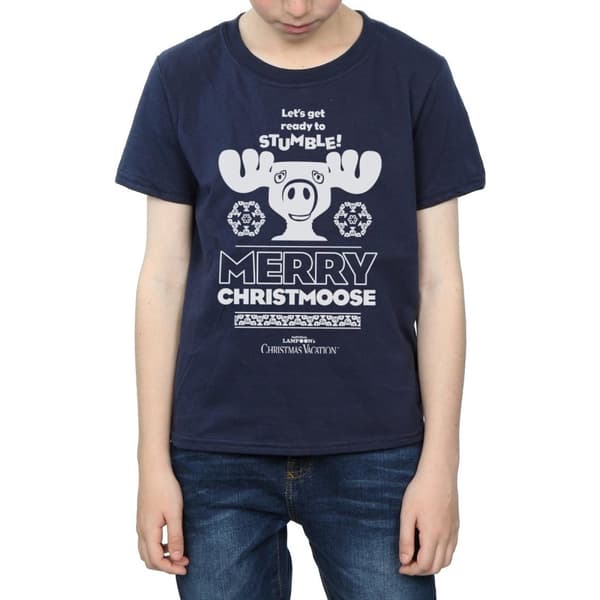 National Lampoon´s Christmas Vacation T-shirt för pojkar - Merry Christmoose