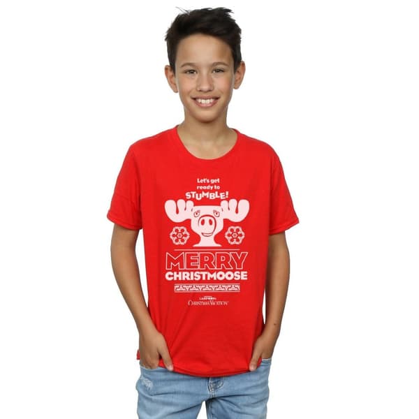 National Lampoon´s Christmas Vacation T-shirt för pojkar - Merry Christmoose