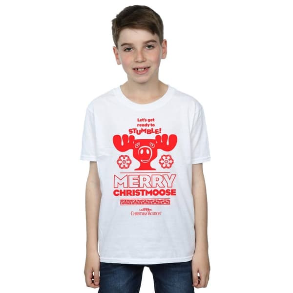 National Lampoon´s Christmas Vacation T-shirt för pojkar - Merry Christmoose