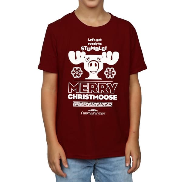 National Lampoon´s Christmas Vacation T-shirt för pojkar - Merry Christmoose