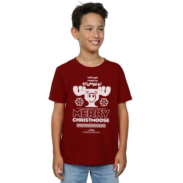 National Lampoon´s Christmas Vacation T-shirt för pojkar - Merry Christmoose
