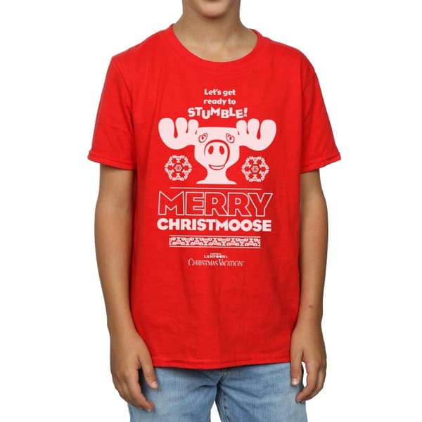 National Lampoon´s Christmas Vacation T-shirt för pojkar - Merry Christmoose