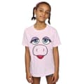 Miniatyrbild 2 av 3: Disney Mupparna Miss Piggy Face T-shirt i bomull för flickor