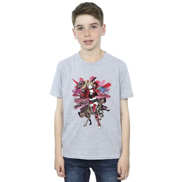 DC Comics Harley Quinn Hyenas T-shirt för pojkar