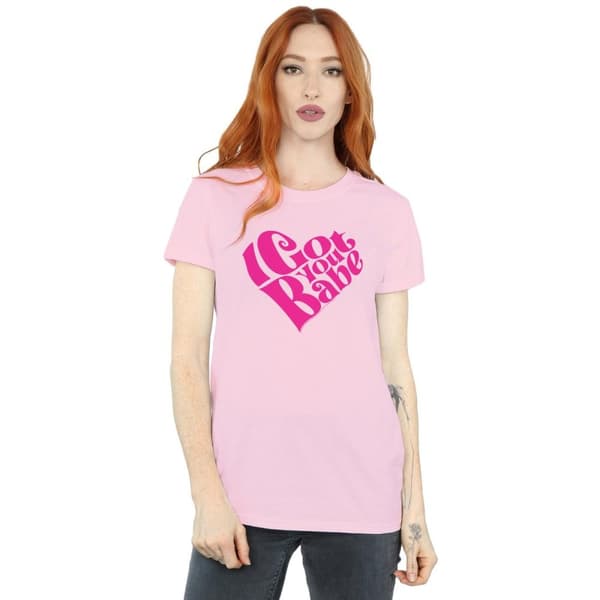 Sonny & Cher Dam/Tjej I Got You Babe Boyfriend T-shirt i bomull