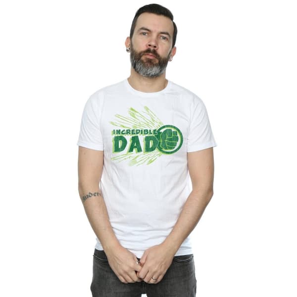Marvel Mens Hulk Incredible T-shirt för pappor