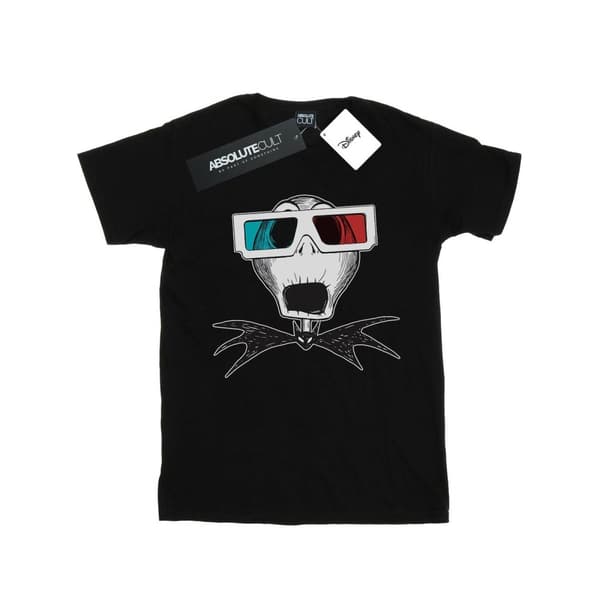 Disney Pojkar Nightmare Before Christmas Jack Skellington T-shirt med 3D-glasögon