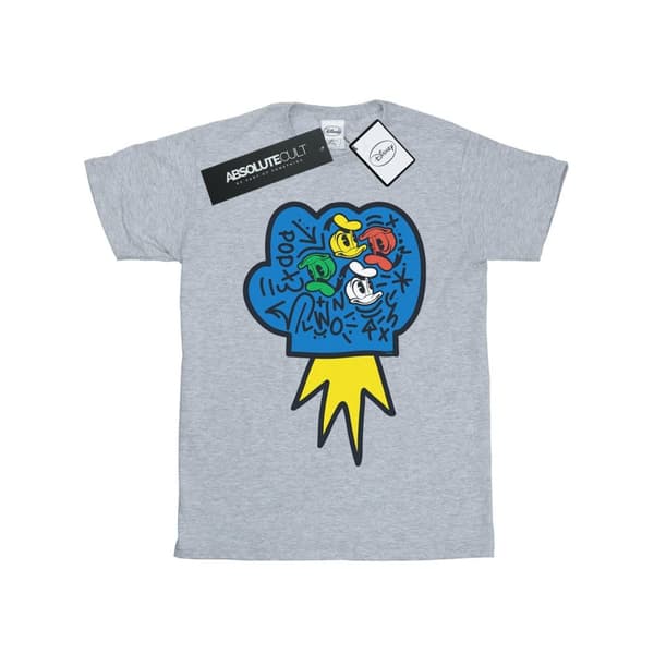 Disney Girls Donald Duck Pop Fist Cotton T-Shirt