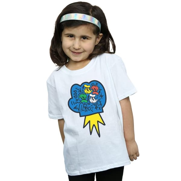 Disney Girls Donald Duck Pop Fist Cotton T-Shirt