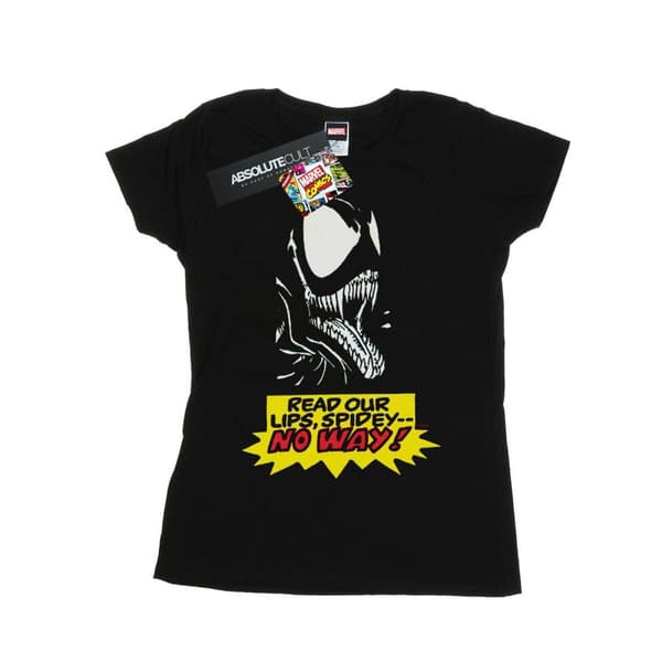 Marvel Womens/Ladies Venom No Way Cotton T-Shirt