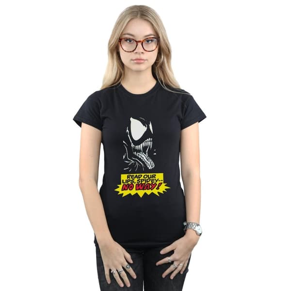Marvel Womens/Ladies Venom No Way Cotton T-Shirt