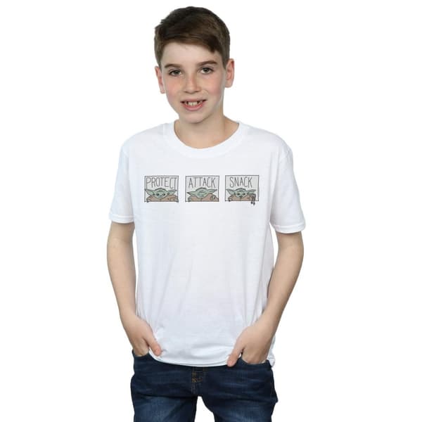 Star Wars Pojkar Mandalorian The Child Tiles T-shirt
