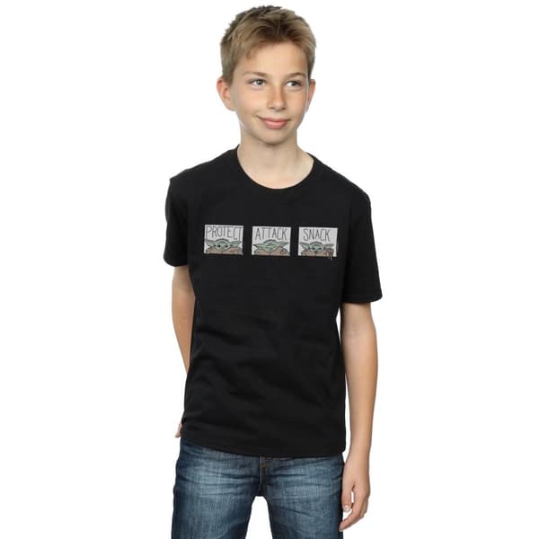 Star Wars Pojkar Mandalorian The Child Tiles T-shirt
