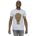 Miniatyrbillede 2 af 3: Marvel Mens I Am Groot Chibi Wave Pose T-Shirt