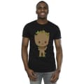 Miniatyrbillede 2 af 3: Marvel Mens I Am Groot Chibi Wave Pose T-Shirt